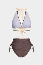 Textured Halter Bikini