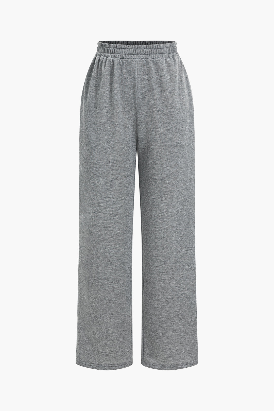 Ease One Shoulder Crop Sweat &amp; Palazzo Tracksuit Set