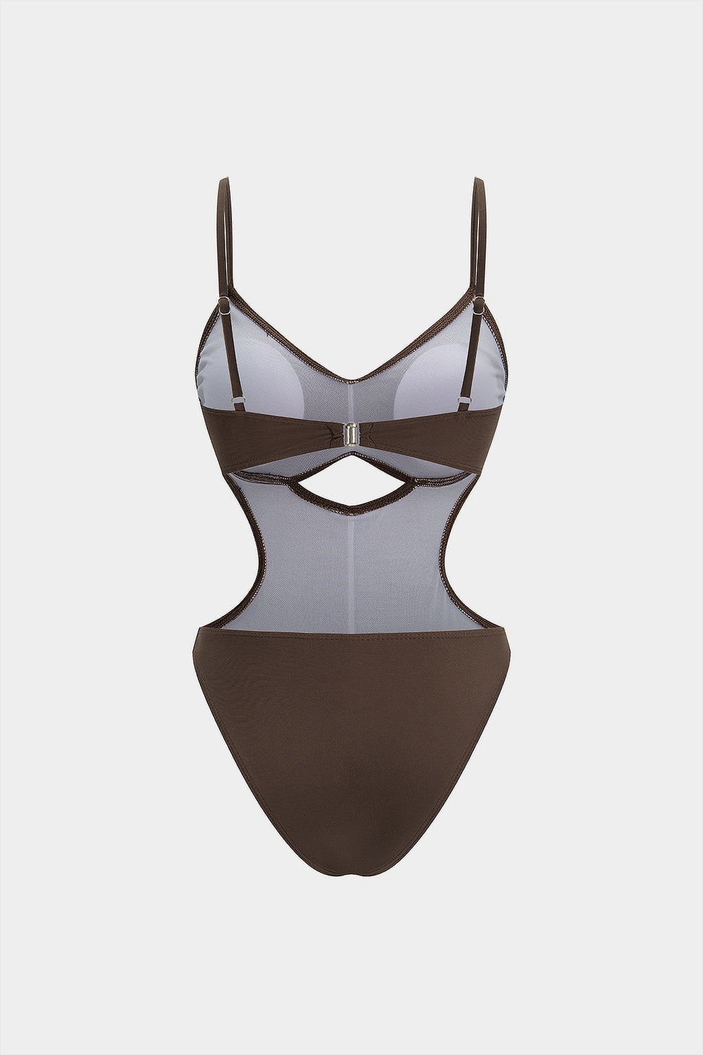 Mocha Cut-Out Swimsuit