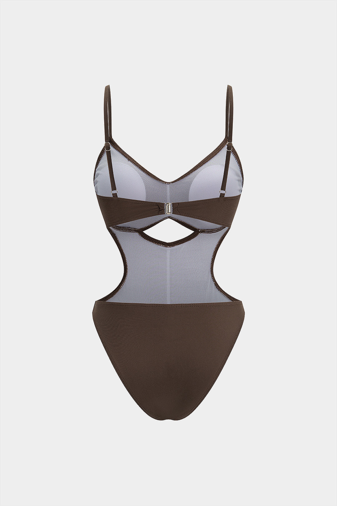 Mocha Cut-Out Swimsuit