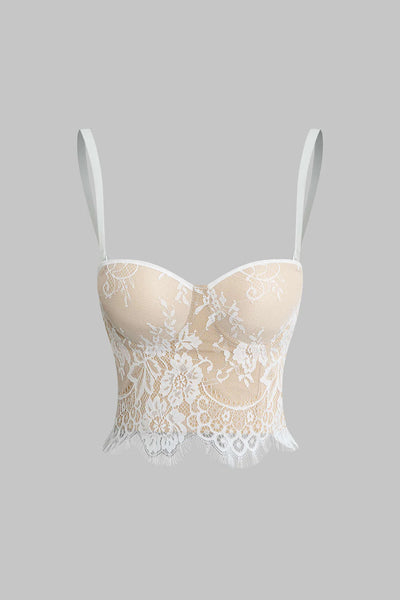 Hook Eye Bustier Crop