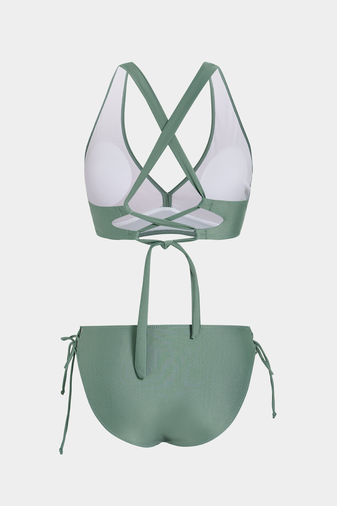 Crisscross Green Bikini