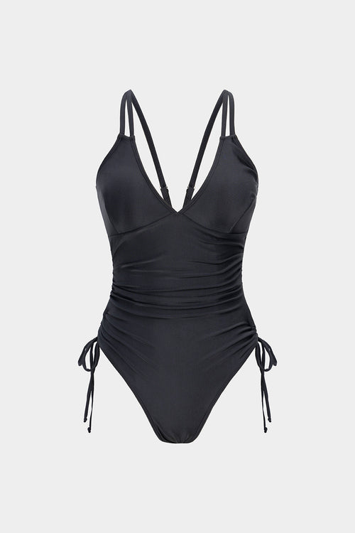 Costume da bagno scolpente nero