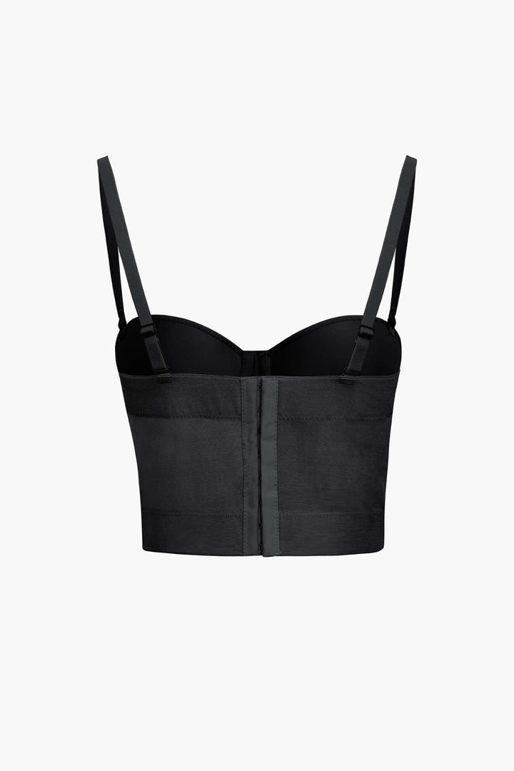 Mesh Underwire Crop