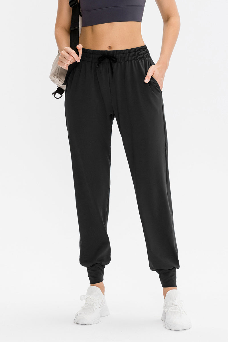 Pantaloni della tuta affusolati con coulisse