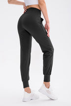 High-Waist Tapered Joggers