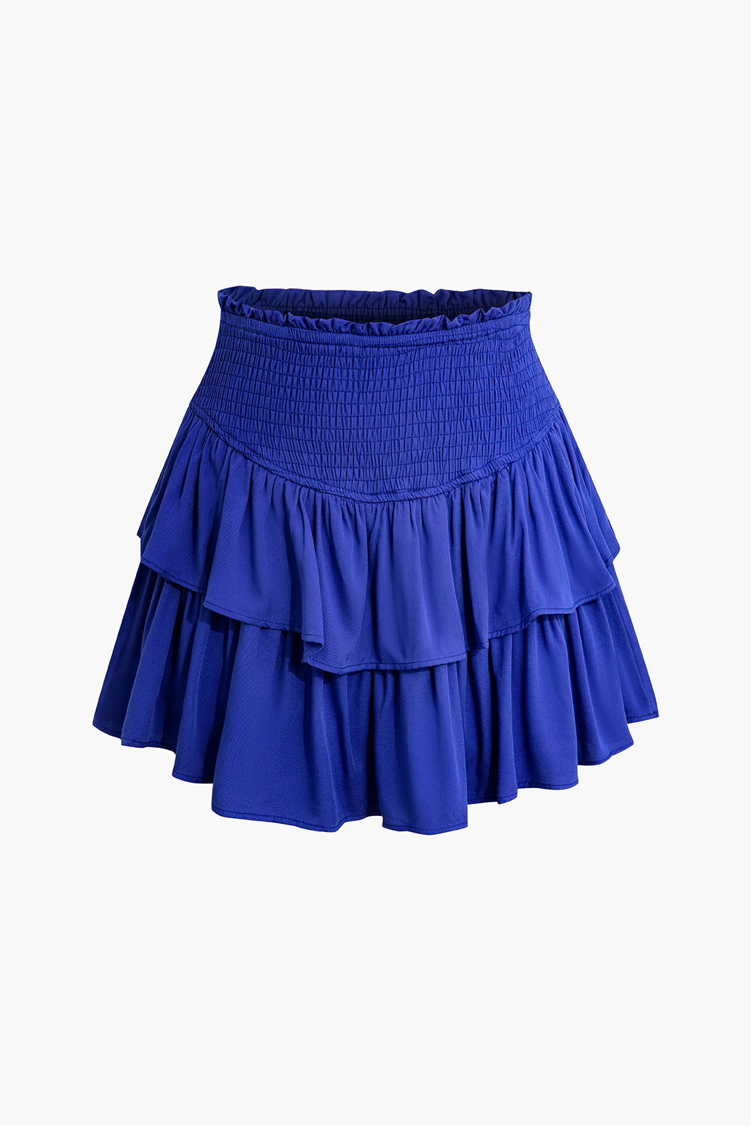 Smoky Ruffle Mini Skirt