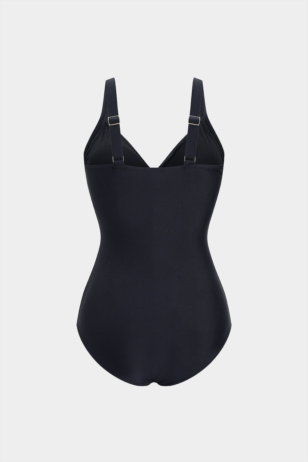 Noir Sculpt Wrap-Detail Swimsuit