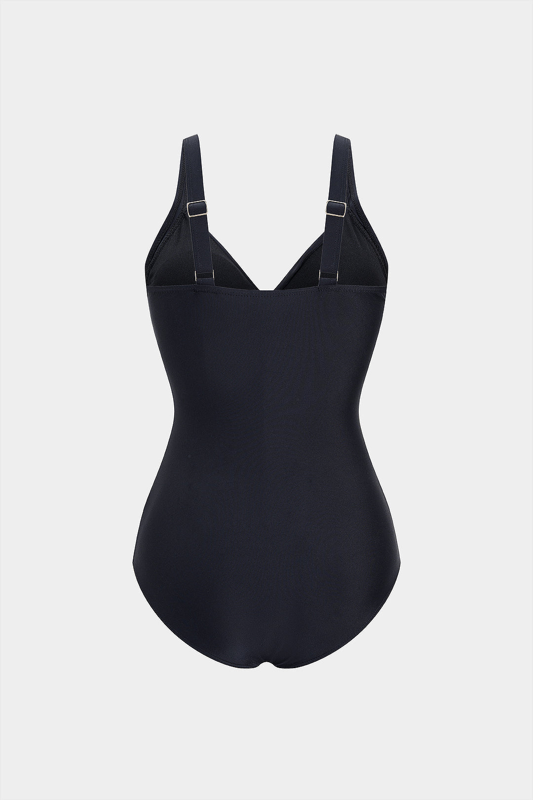 Noir Sculpt Wrap-Detail Swimsuit