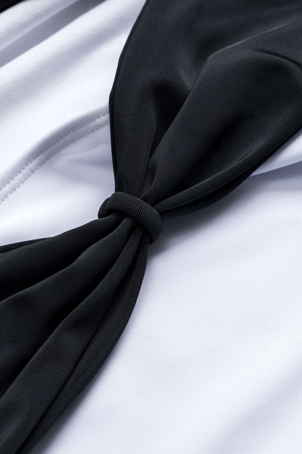 Noir Contrast Sculpt Swimsuit