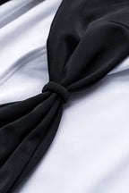 Noir Contrast Sculpt Swimsuit