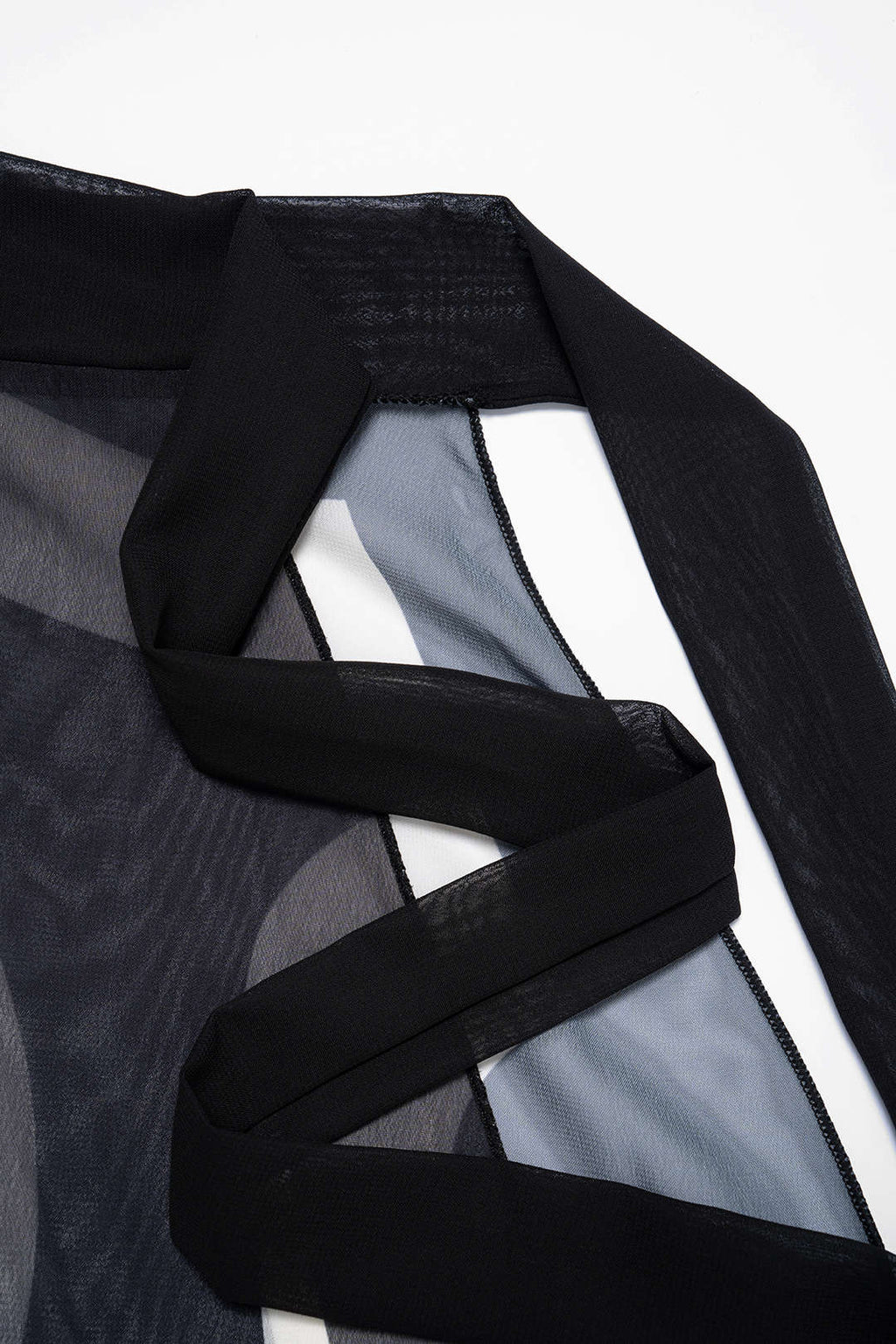 Noir Wave Swimsuit & Pareo Set