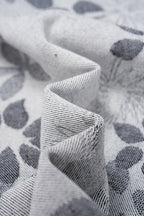 Çiçek Desenli Geniş Paçalı Kot Pantolon