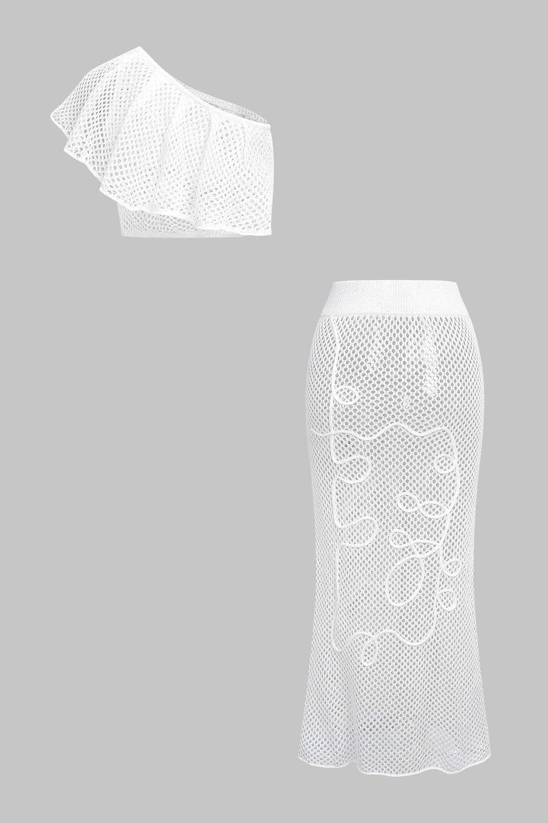 Asymmetrical Crochet Set