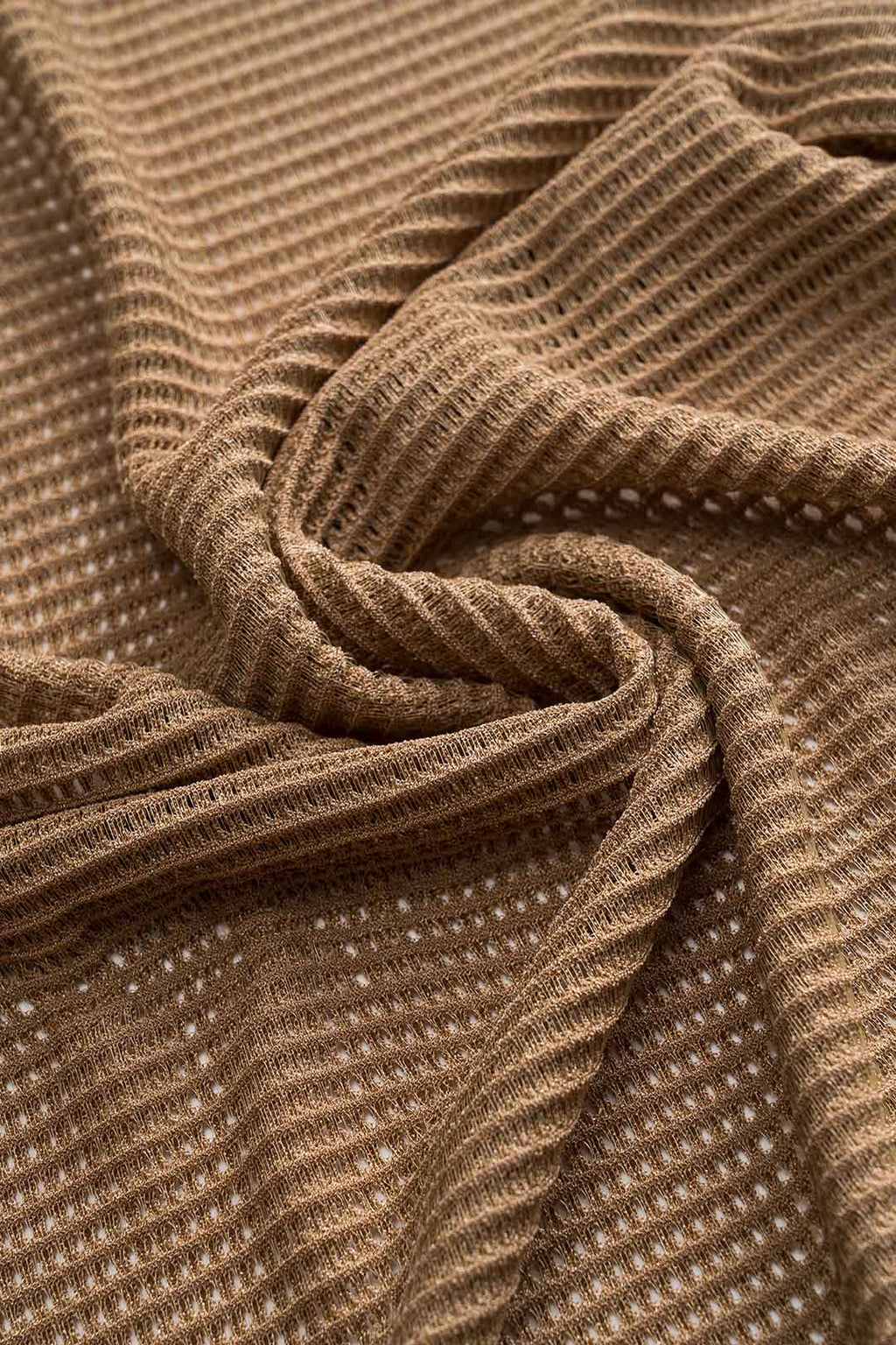 Textured Brown Bikini & Sarong