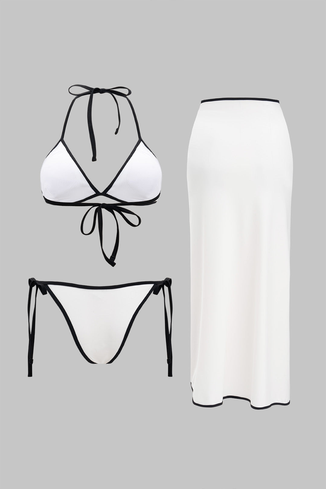 Fırfırlı Pareo Bikini Takımı 