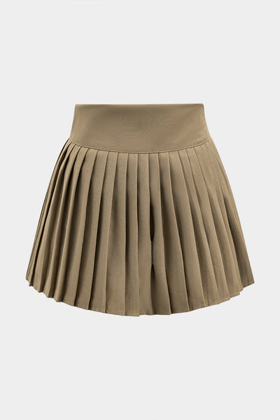 Pleated High Waist Etek