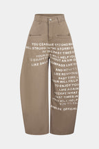 Geniş Paçalı Pantolonlarda Açıklama Yazısı