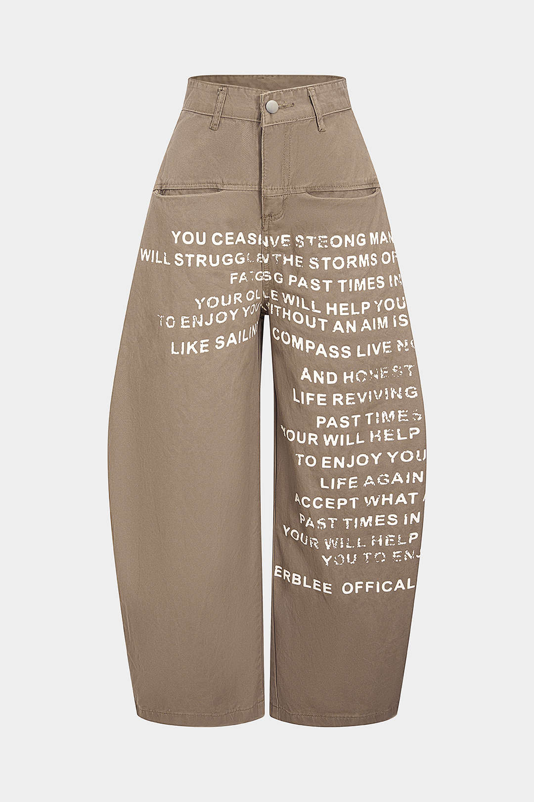 Geniş Paçalı Pantolonlarda Açıklama Yazısı