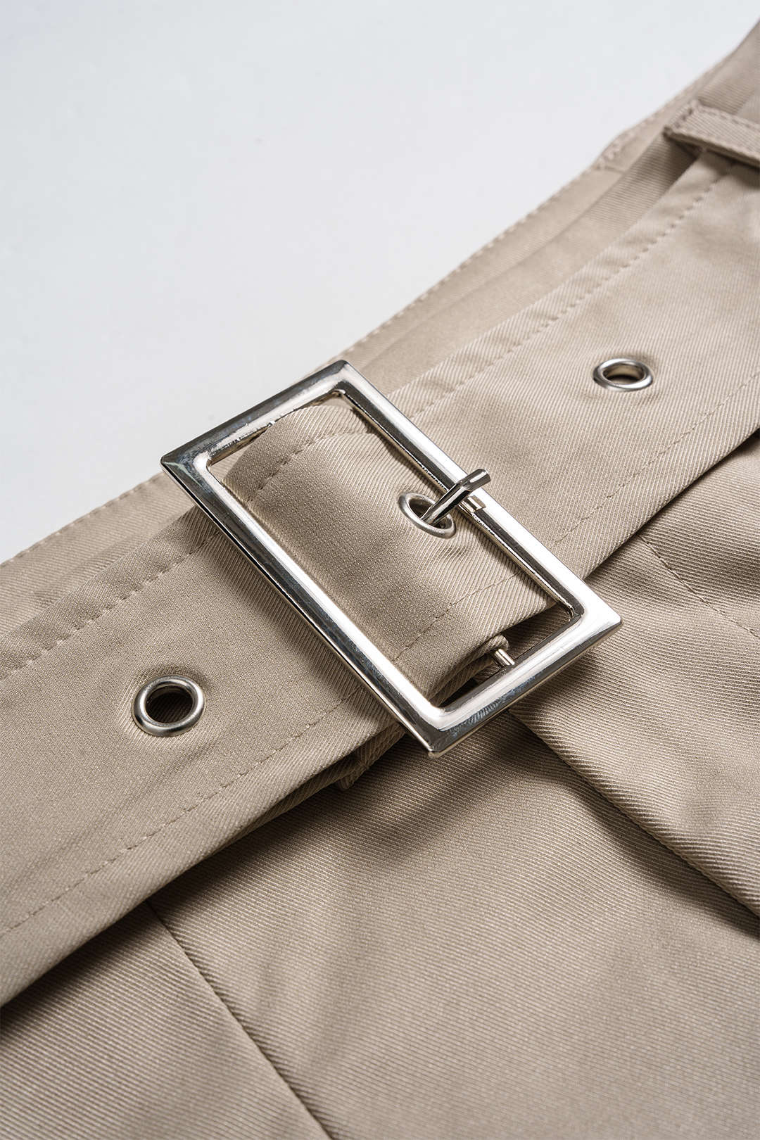 Structure Asymmetric Blouse &amp; Belted Palazzo Trouser Set