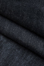 Koyu Renk Yıkamalı Bol Paçalı Kot Pantolon