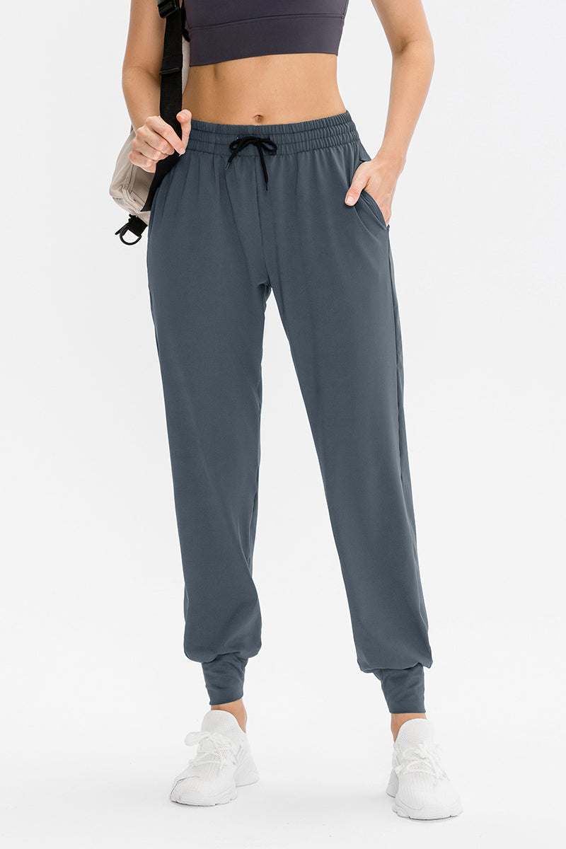 Pantaloni della tuta affusolati con coulisse