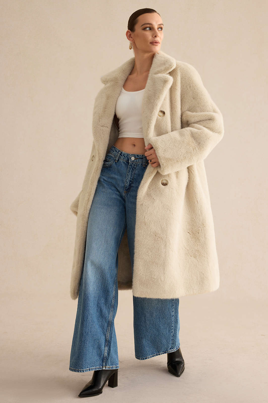 Faux Fur Coat