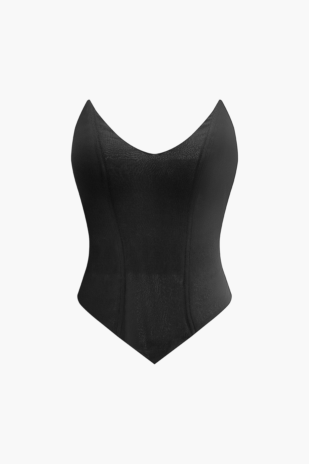 V-neck Tube Crop