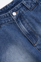 Yapılandırılmış, Bol Paçalı Kot Pantolon