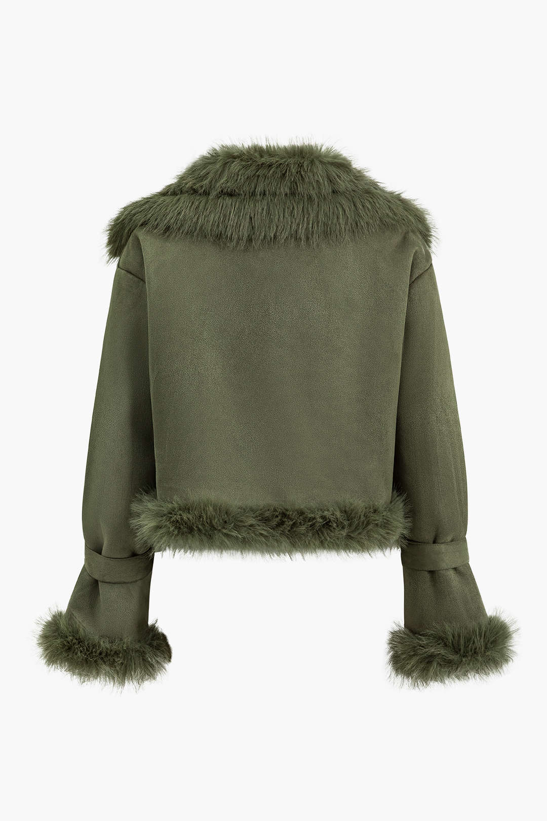 Suni Kürk Detaylı Ceket 