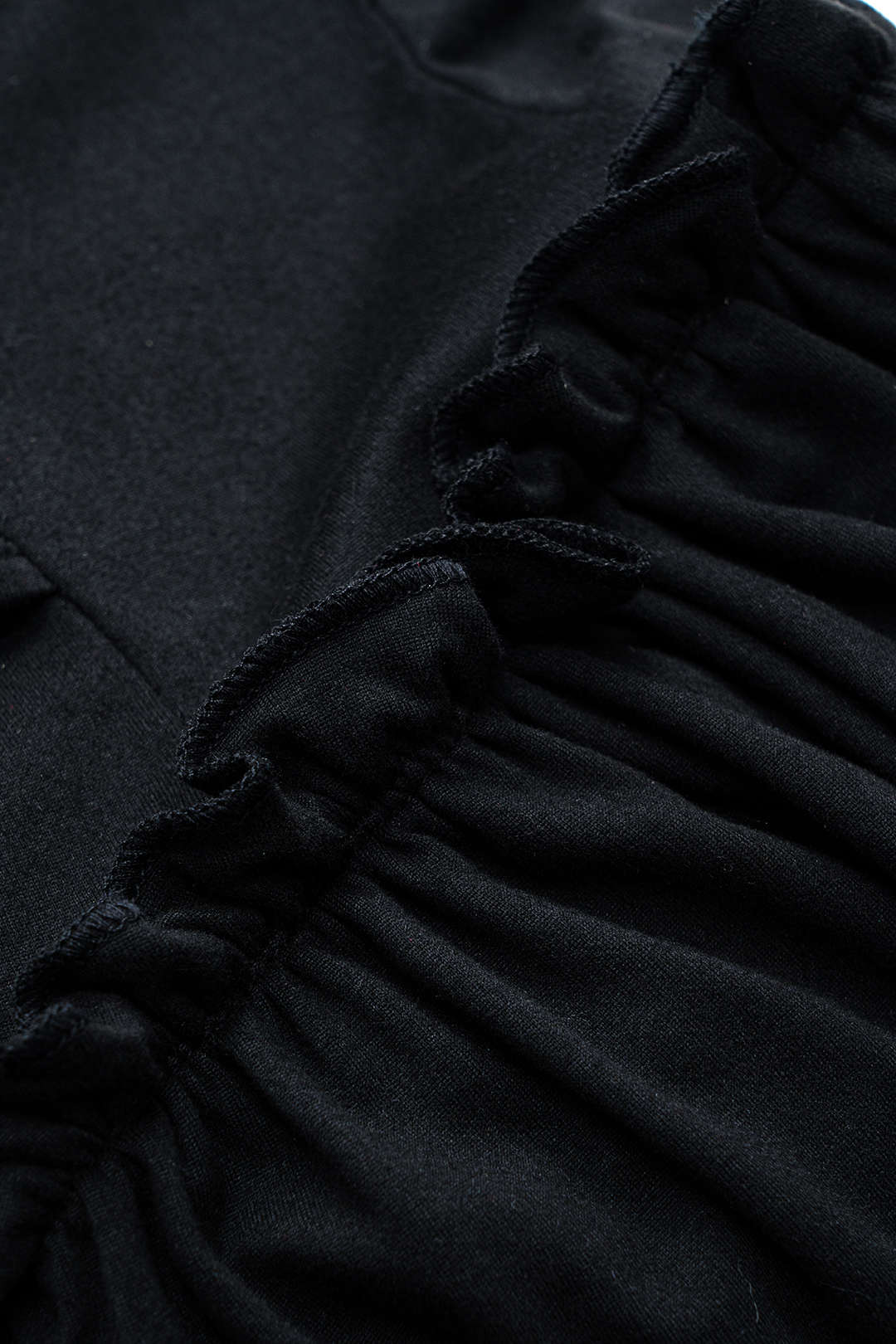 Fırfırlı Mini Elbise 