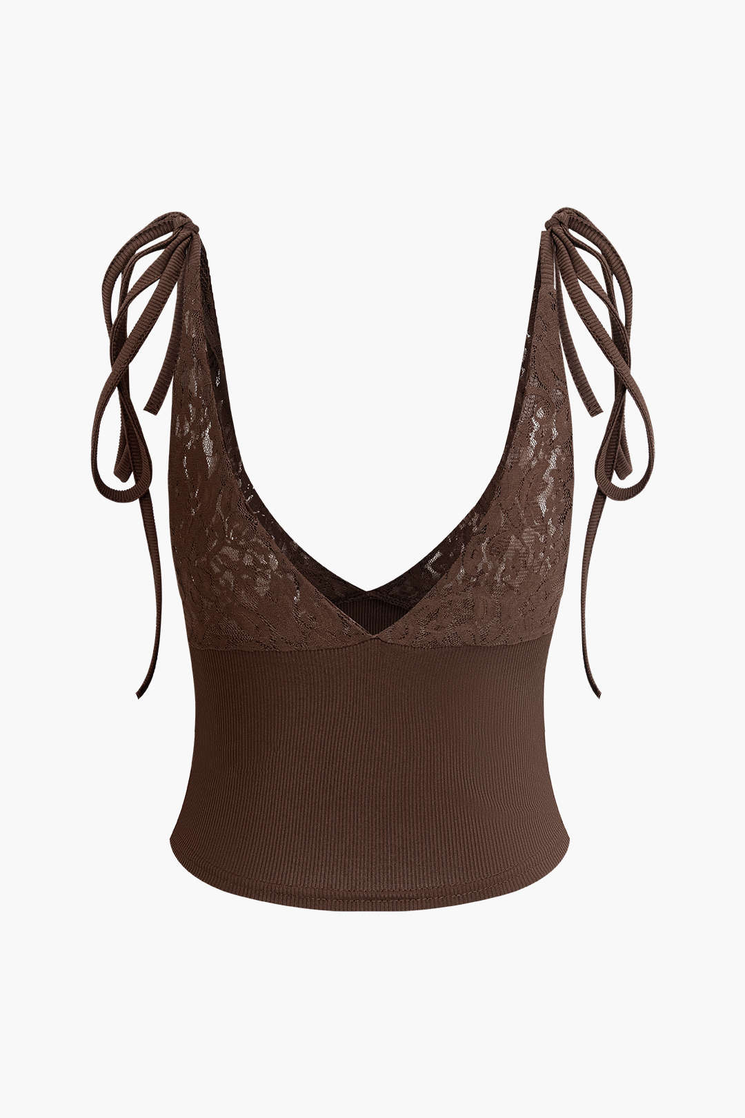 Bağcıklı Askılı Örme Bluz