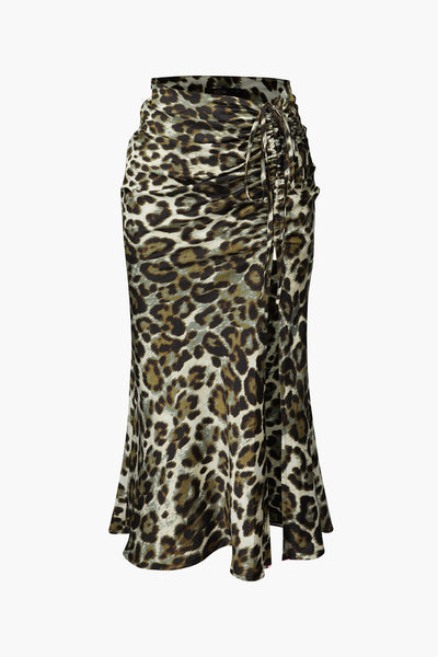 Leopard Drawstring Etek