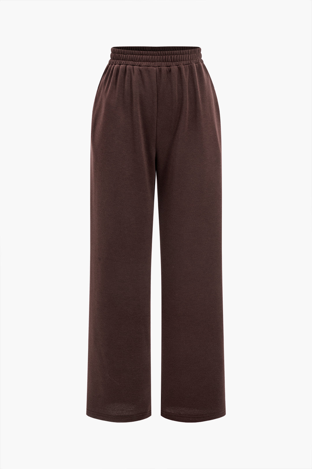 Ease One Shoulder Crop Sweat &amp; Palazzo Tracksuit Set