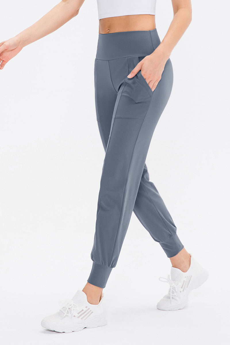 High-Waist Tapered Joggers