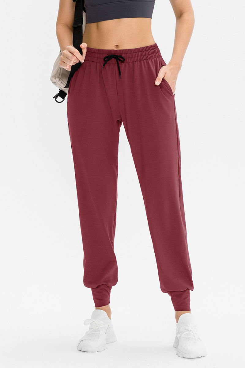 Pantaloni della tuta affusolati con coulisse