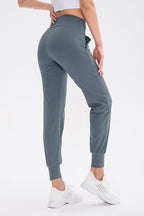 High-Waist Tapered Joggers