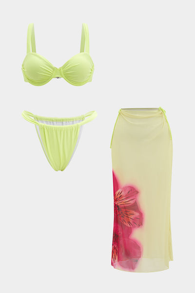 Flora Lime 3’lü Plaj Seti