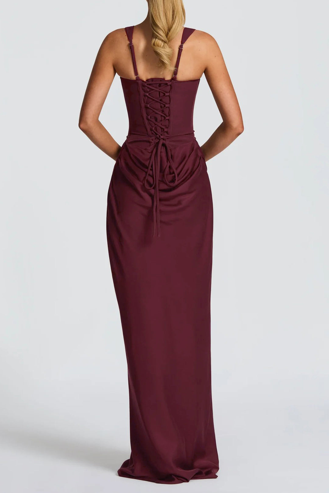 Büzgülü Midi Elbise