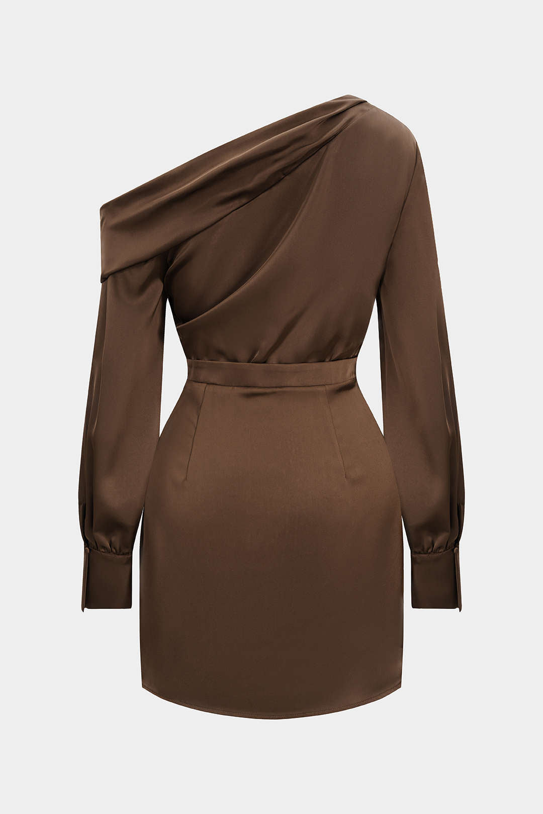 Asimetrik Mini Elbise 