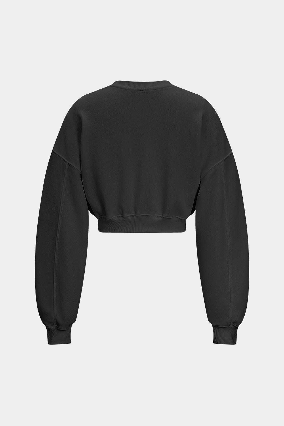 Delikli Kısa Sweatshirt 