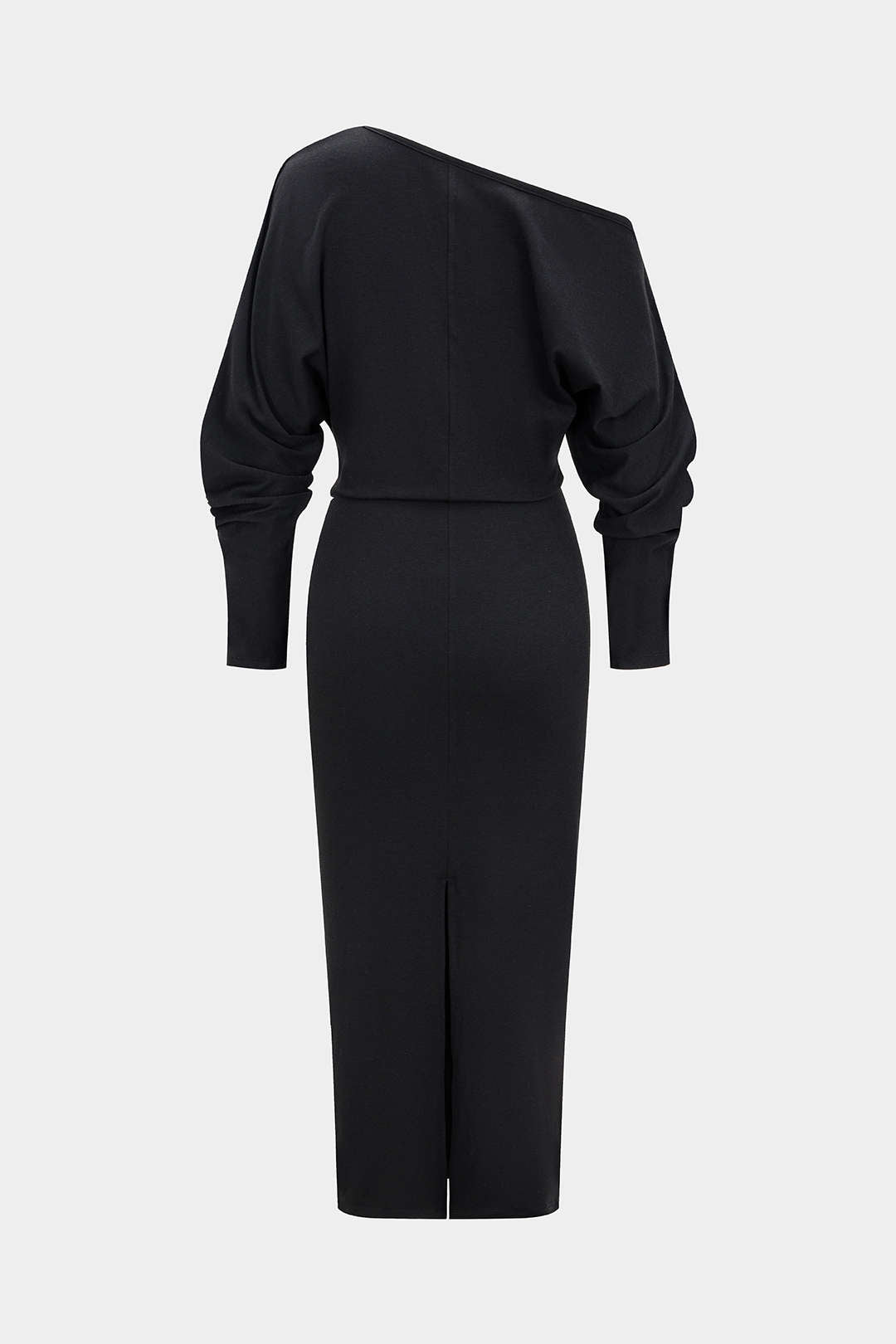 Tek Omuzlu Midi Elbise