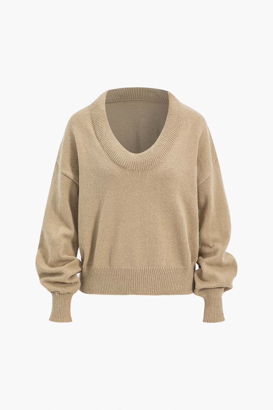 Sweater V-Neck Long-Sleeve Kazak