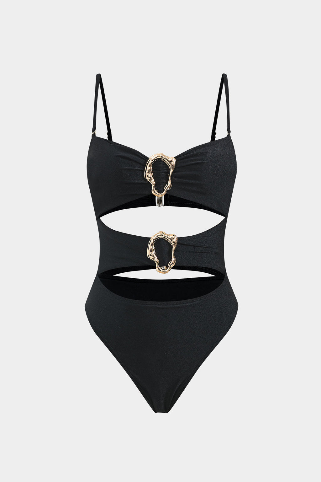 Noir Jewel Cut-Out Swimsuit