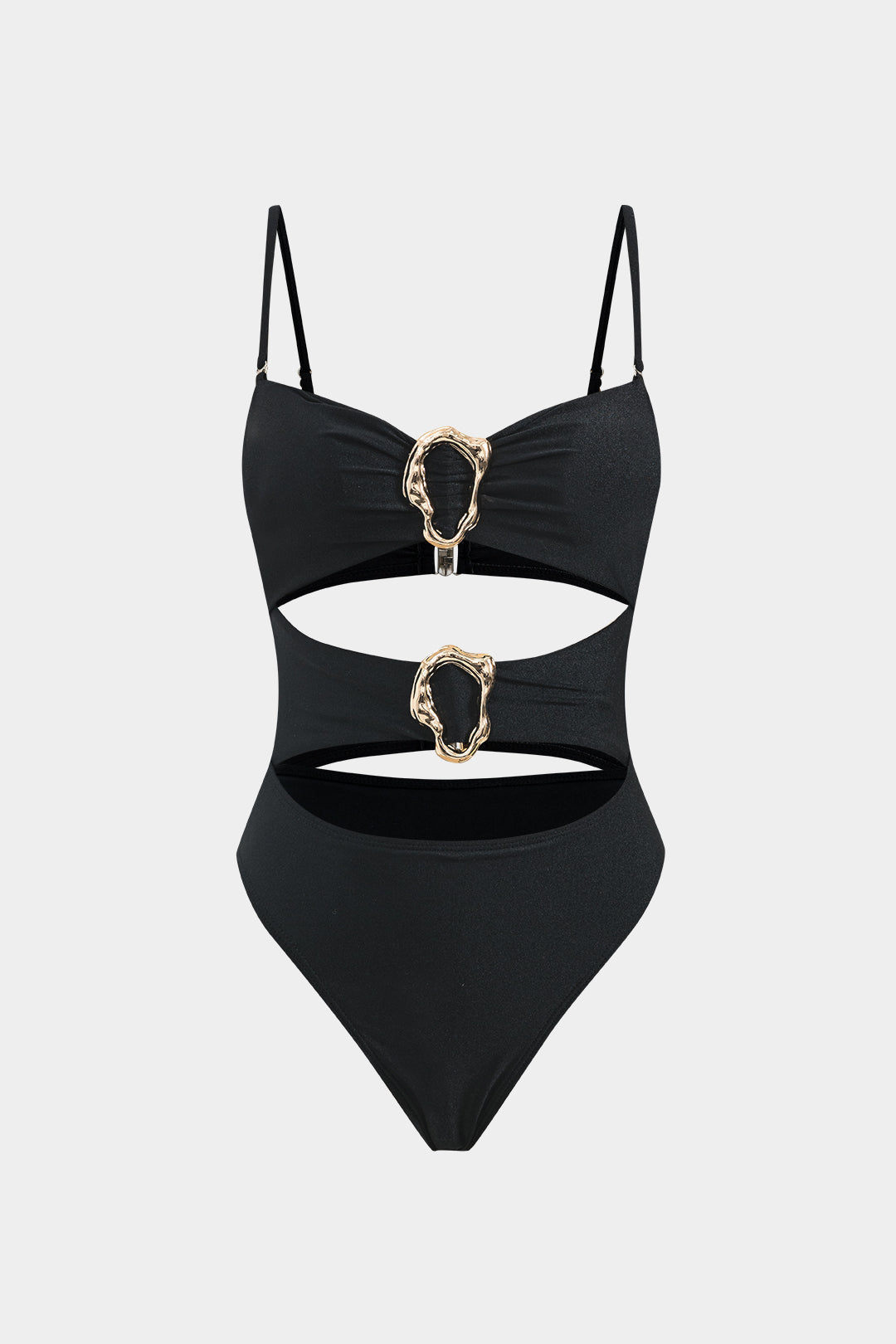 Noir Jewel Cut-Out Swimsuit