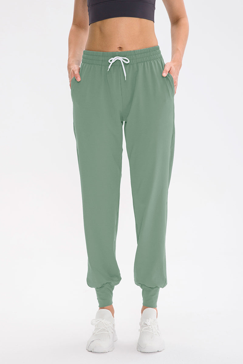 Pantaloni della tuta affusolati con coulisse