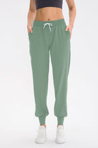 Pantaloni della tuta affusolati con coulisse
