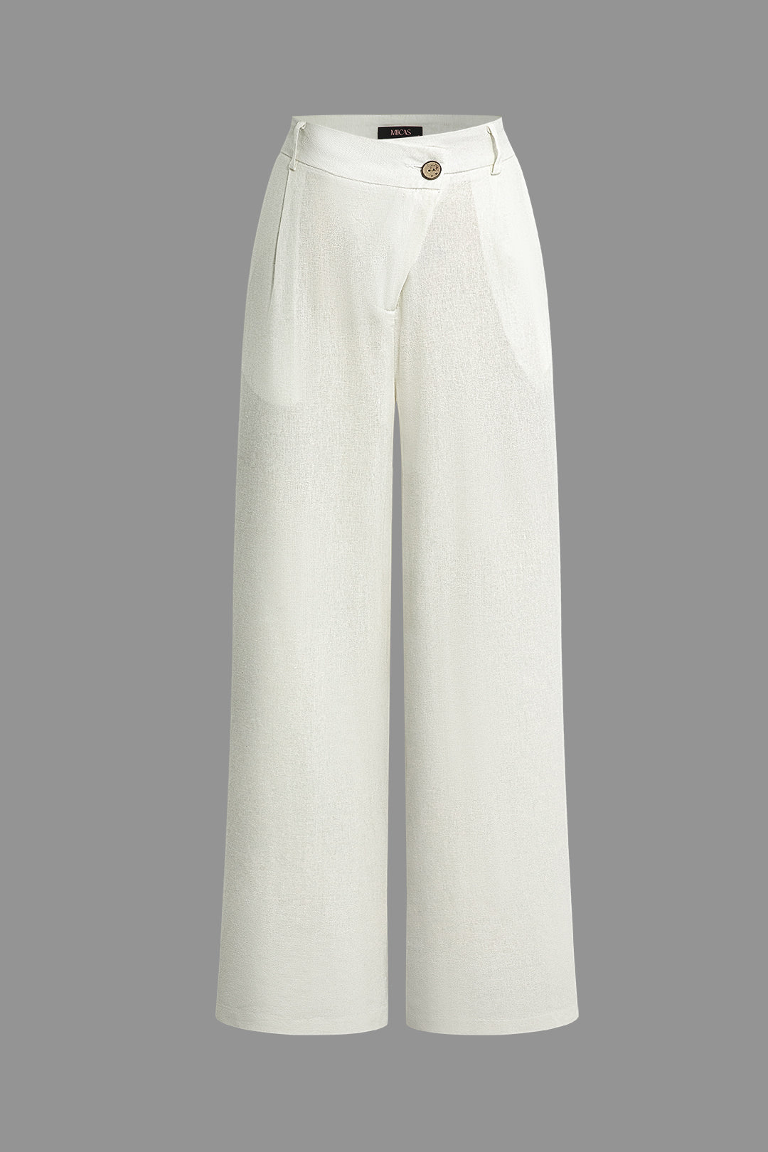 Linen Asymmetrical Trousers