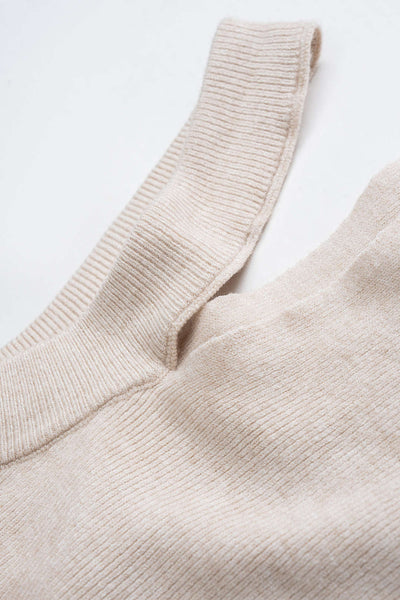 Vandoria Asymmetric Cutout Knit Top