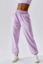 Jogger elastico con coulisse